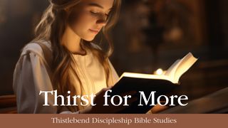 Thirst: Is There More? Romans 1:22 New International Version