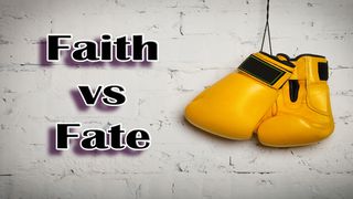 Faith Vs Fate Hebrews 11:28 New International Version
