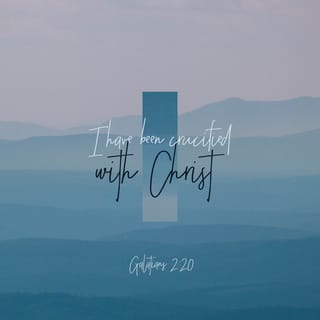 Galatians 2:20-21 - I was put to death on the cross with Christ, and I do not live anymore—it is Christ who lives in me. I still live in my body, but I live by faith in the Son of God who loved me and gave himself to save me. By saying these things I am not going against God’s grace. Just the opposite, if the law could make us right with God, then Christ’s death would be useless.