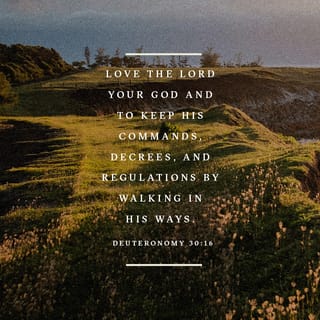 Deuteronomy 30:15-20 - “See, I have set before you today life and good, death and evil, in that I command you today to love the LORD your God, to walk in His ways, and to keep His commandments, His statutes, and His judgments, that you may live and multiply; and the LORD your God will bless you in the land which you go to possess. But if your heart turns away so that you do not hear, and are drawn away, and worship other gods and serve them, I announce to you today that you shall surely perish; you shall not prolong your days in the land which you cross over the Jordan to go in and possess. I call heaven and earth as witnesses today against you, that I have set before you life and death, blessing and cursing; therefore choose life, that both you and your descendants may live; that you may love the LORD your God, that you may obey His voice, and that you may cling to Him, for He is your life and the length of your days; and that you may dwell in the land which the LORD swore to your fathers, to Abraham, Isaac, and Jacob, to give them.”