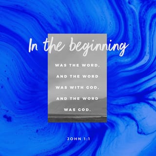 John 1:1-2 - In the beginning the Word already existed.
The Word was with God,
and the Word was God.
He existed in the beginning with God.