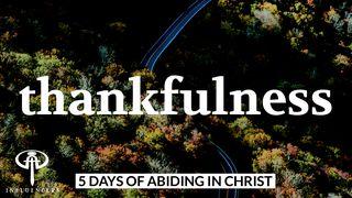 Thankfulness Psalms 103:2-5 New International Version