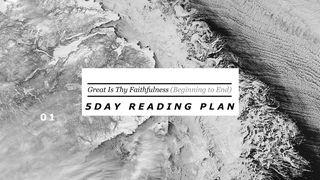 Great Is Thy Faithfulness (Beginning to End) by One Sonic Society Lamentations 3:26-27 New Living Translation