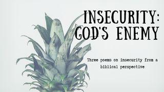 Insecurity: God's Enemy Genesis 1:1-2 King James Version