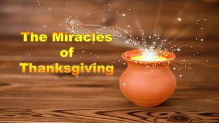 The Miracles Of Thanksgiving John 11:41-42 New International Version