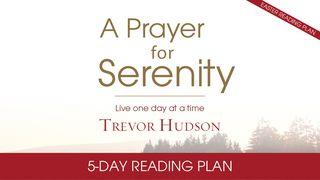 A Prayer For Serenity By Trevor Hudson  Psalms 91:1-13 The Message