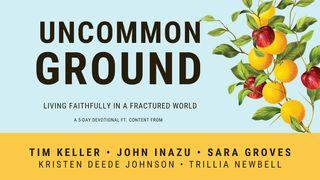 Uncommon Ground 5-Day Devotional by Tim Keller and John Inazu  2 Corinthians 5:16-20 The Message