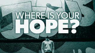 Where Is Your Hope? Matthew 10:33 New International Version