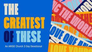 The Greatest Of These 1 Corinthians 13:4 New Living Translation