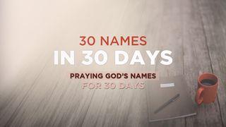 30 Days To Pray Through God's Names Joshua 18:3 New International Version