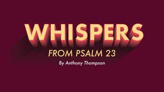 Whispers From Psalms 23 Psalms 23:1-6 New International Version