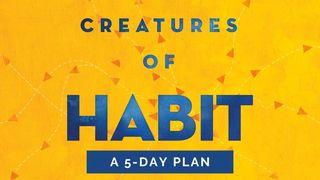 Creatures of Habit  Galatians 5:16-18 New International Version
