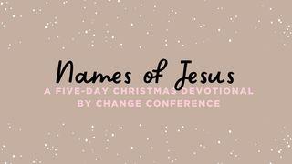 Names of Jesus by Change Conference Ephesians 2:14 New International Version