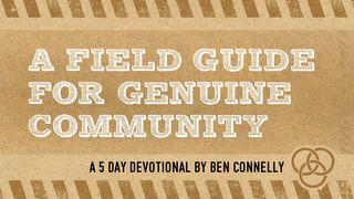 A Field Guide to Biblical Community  Job 2:13 New International Version