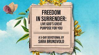 Freedom in Surrender: Live God’s Great Purpose for You Philippians 3:20 New International Version