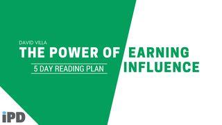 The Power of Earning Influence Exodus 14:14 The Message