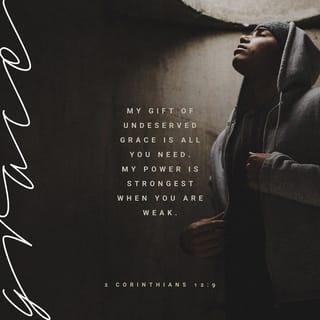 2 Corinthians 12:8-9 NCV