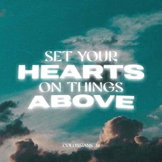 Colossians 3:1 - Since, then, you have been raised with Christ, set your hearts on things above, where Christ is, seated at the right hand of God.