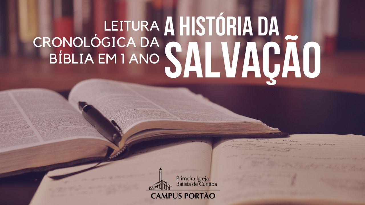 A História Da Salvação - a Bíblia Cronológica Em 1 Ano