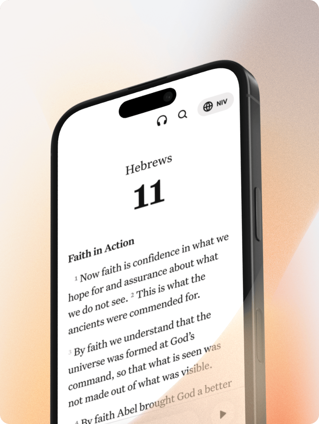 Bible App showing badge