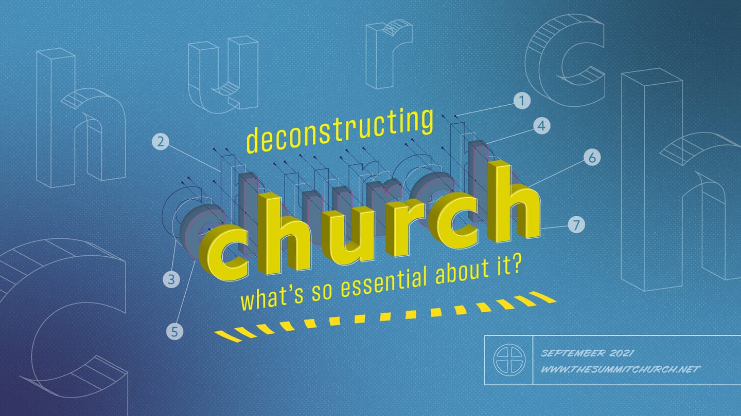 DECONSTRUCTING CHURCH: There's Jesus