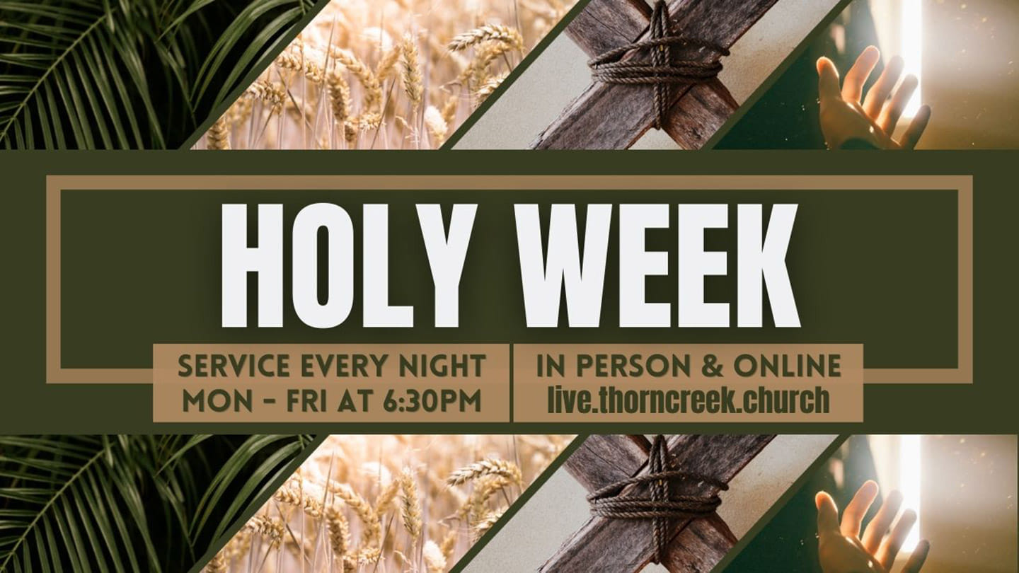 Holy Week - Tuesday