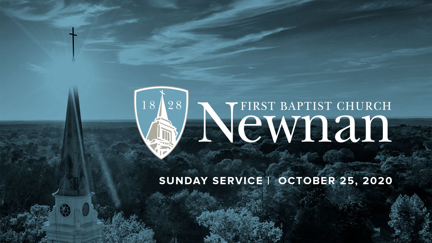 Sunday Worship, October 25, 2020