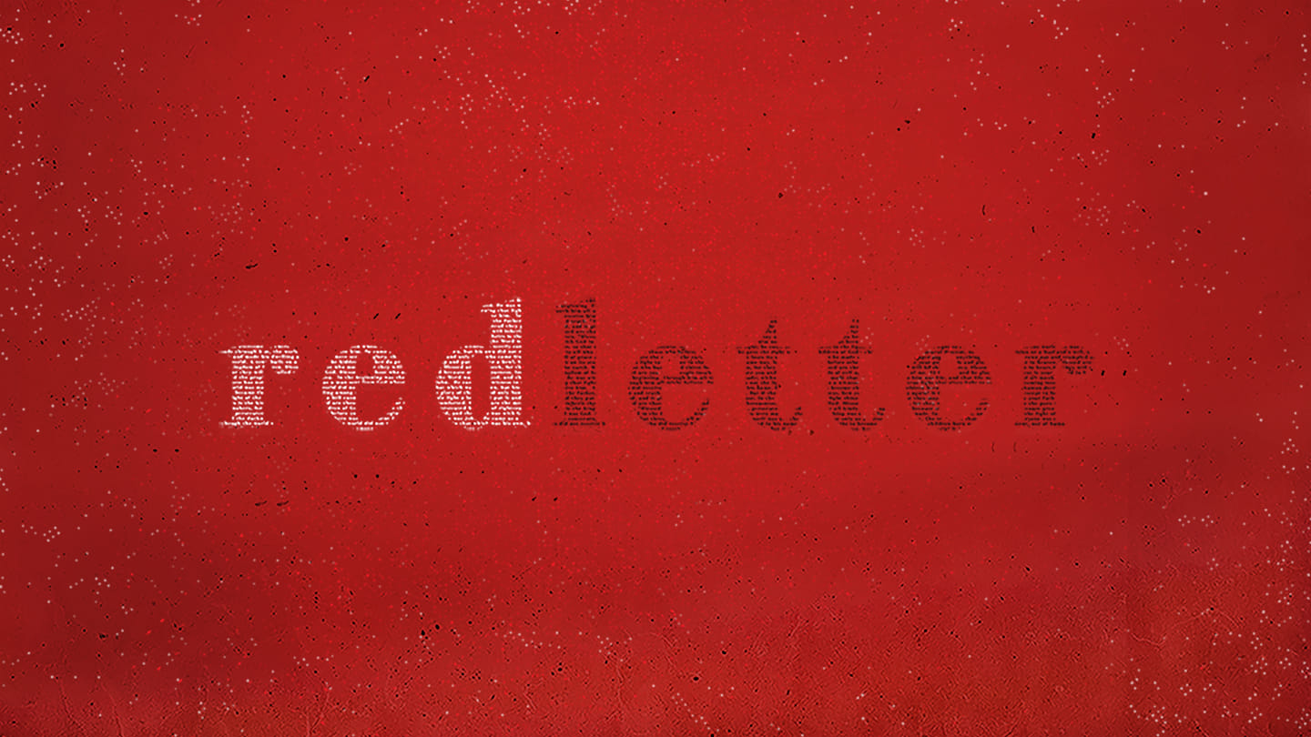 RED LETTER: JUDGE NOT