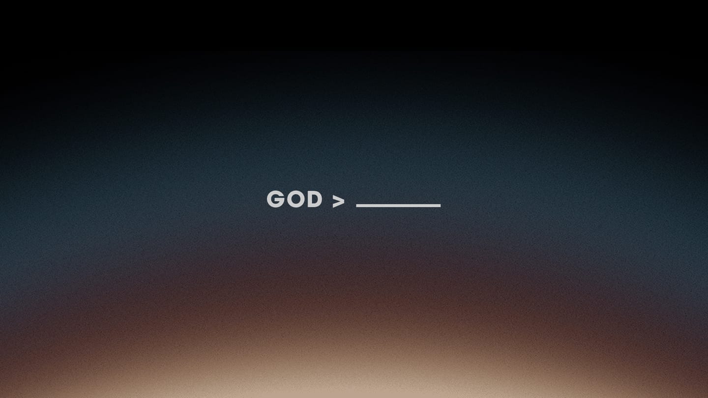 God >  |  Than The Noise