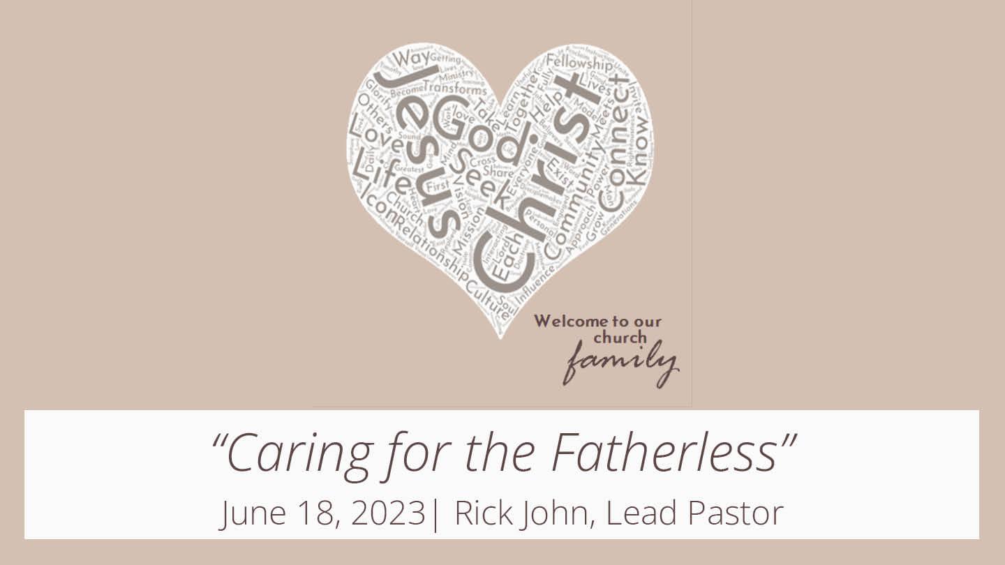 Caring for the Fatherless