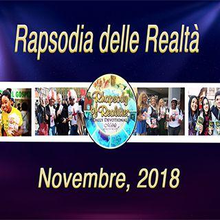 Rapsodia delle Realtà (Novembre, 2018)