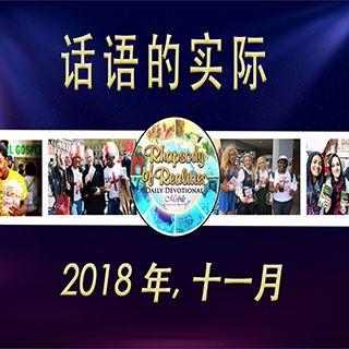 话语的实际(2018年，十一月） 