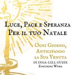 Luce, Pace e Speranza per il tuo Natale