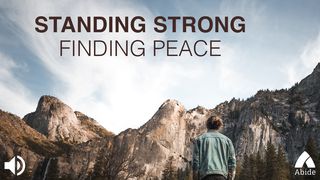 Standing Strong : Finding Peace Jeremias 32:17 Almeida Revista e Corrigida