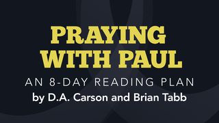 Praying With Paul  Romans 15:22-33 New International Version
