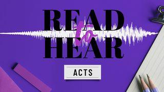 Read To Hear : Acts Acts 24:1-27 New American Standard Bible - NASB 1995