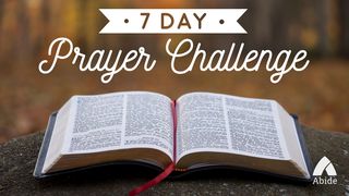 7 Day Prayer Challenge Psalms 143:8 Contemporary English Version Interconfessional Edition
