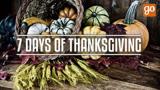 7 Days of Thanksgiving Psalms 26:6-7 The Message