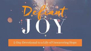 5-Day Devotional To A Life Of Unwavering Hope Luke 10:18 American Standard Version
