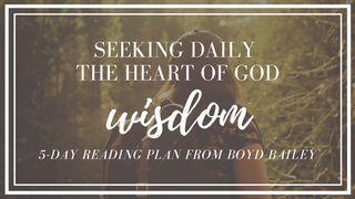 Seeking Daily The Heart Of God - Wisdom Proverbs 1:7 Amplified Bible