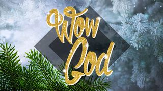 Wow, God! (An Advent Journey) Isaiah 25:1 Good News Bible (British Version) 2017