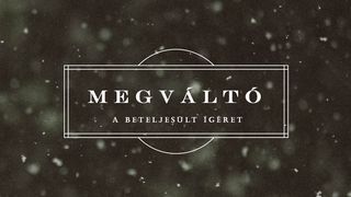 Megváltó - A beteljesült ígéret Máté 1:21 Revised Hungarian Bible