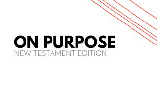 The New Testament On Purpose Acts of the Apostles 5:38-39 New Living Translation