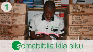 Soma Biblia Kila Siku 1 Yn 1:35 Maandiko Matakatifu ya Mungu Yaitwayo Biblia