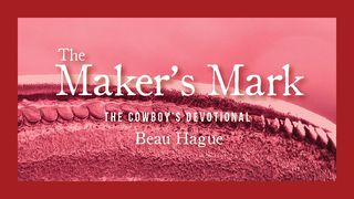 The Maker's Mark St Luke 18:27 Douay-Rheims Challoner Revision 1752