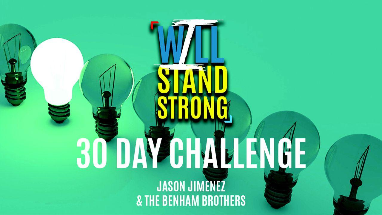 I WILL STAND STRONG 30 DAY CHALLENGE