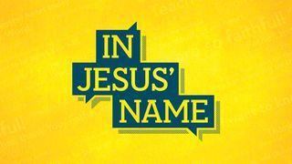 In Jesus' Name John 10:22-30 New International Version