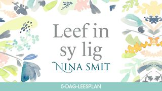 Leef In Sy Lig Deur Nina Smit Matteus 10:29 Die Bybel 2020-vertaling