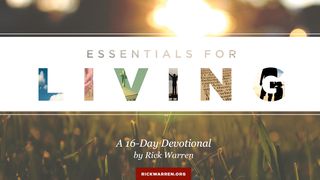 Essentials For Living Psalms 116:1-19 New International Version (Anglicised)