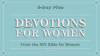 Devotions & Reflections for Women 1 Chronicles 29:10-13 The Message